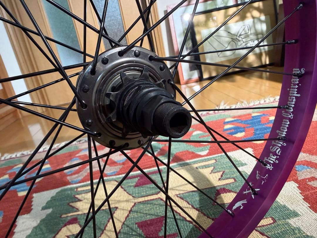BMX リア ホイール フリーコースター SHADOW リム KHE ハブ