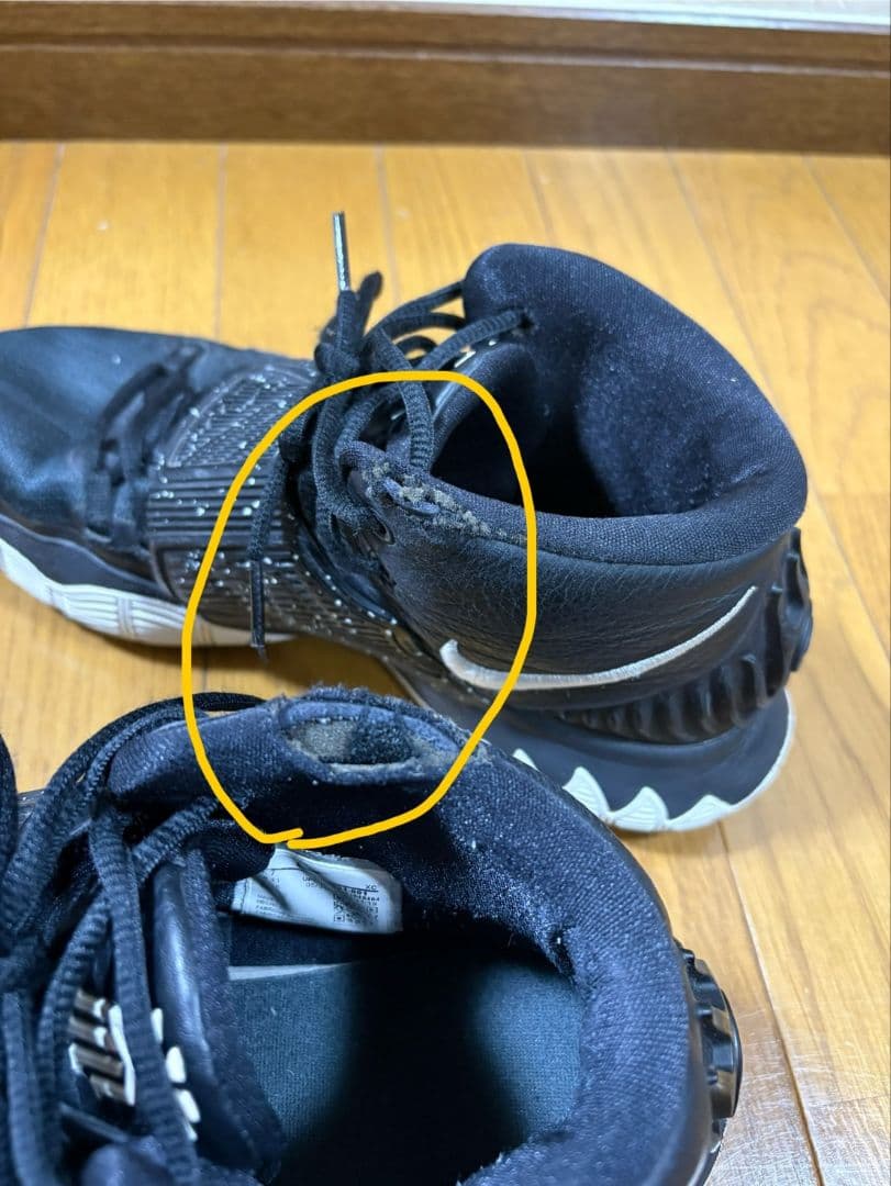 Nike バスケットボールシューズ US8 カイリ−6EP ジェットブラック