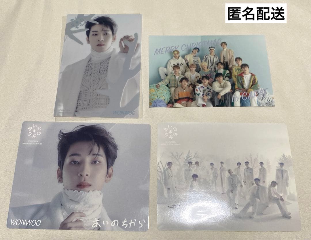 SEVENTEEN ウォヌ あいのちから ポストカード等セット セブチ