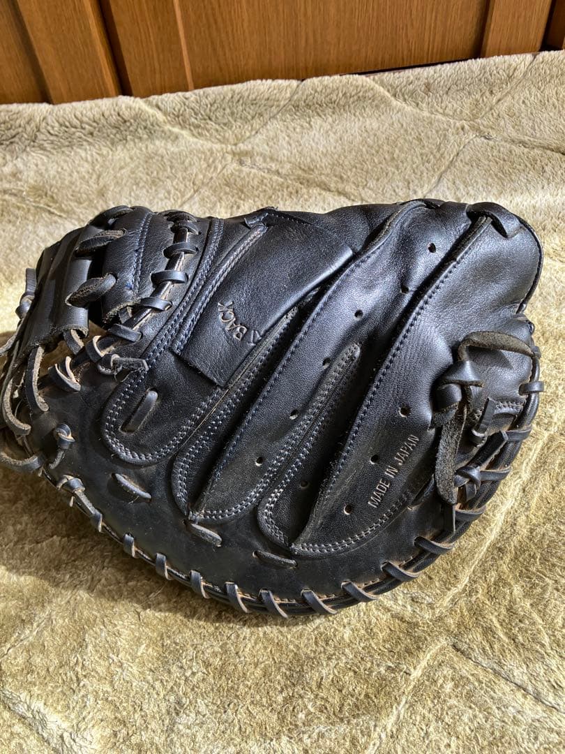 ZETT 軟式野球用キャッチャーミット右投げ 黒
