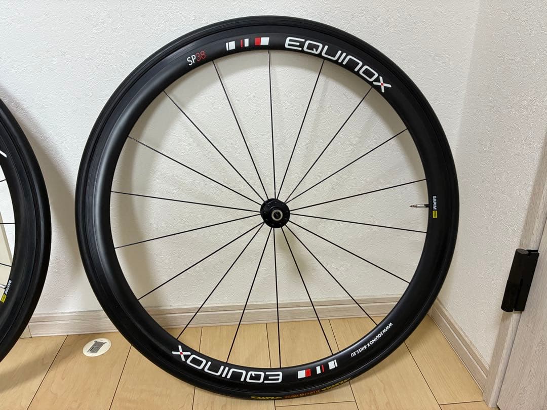 EQUINOX SP38 カーボンチューブラホイール リムブレーキ カンパフリー