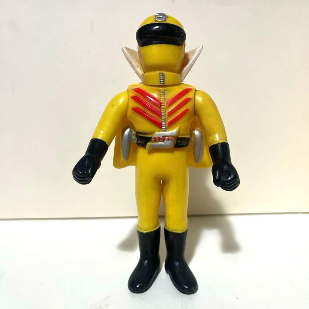 ポピー製 秘密戦隊ゴレンジャー キレンジャー ソフビ フィギュア 当時物