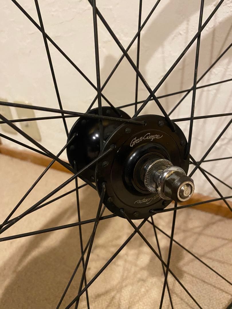ベロシティ DEEP V 700c ピストホイール前後 njs 競輪 ブルーラグ