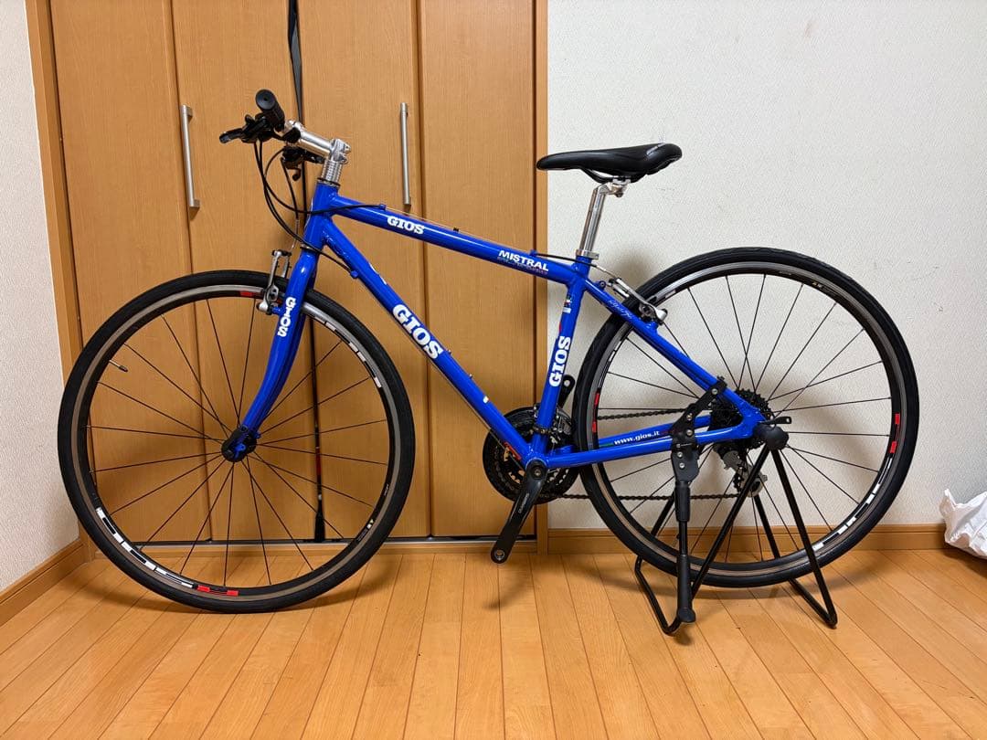 【手渡し】GIOS MISTRALフルメンテ 430クロスバイク 新品パーツ多数