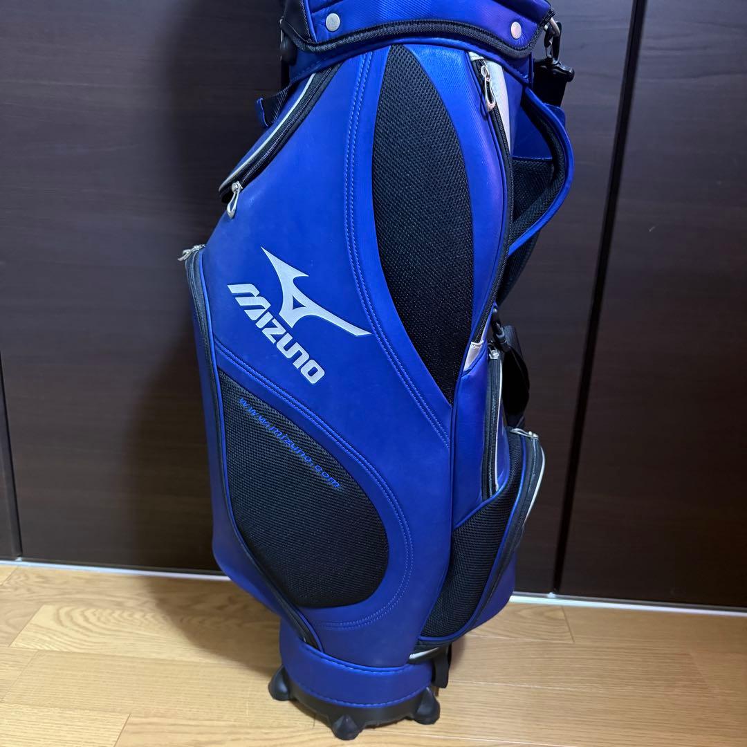Mizuno キャディバッグ ゴルフバッグ ブルー