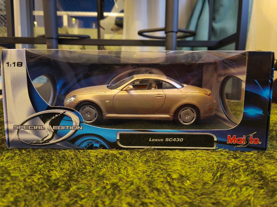 激レア 1/18 Maisto Lexus SC430 シャンパンゴールド