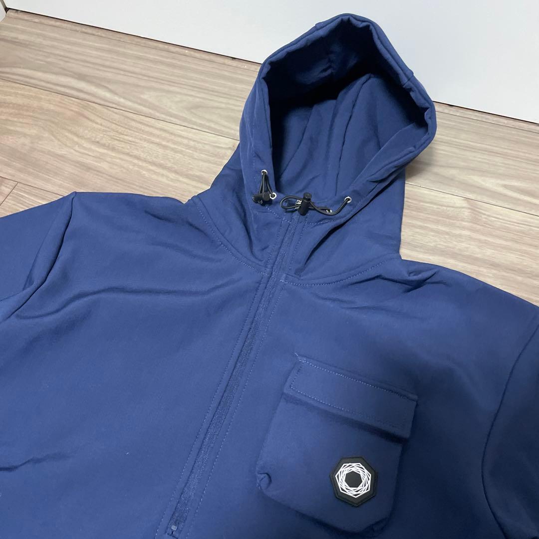 新品 GIORNO SEVEN 上下 M ネイビー 2WAY ジャケット 袖脱着