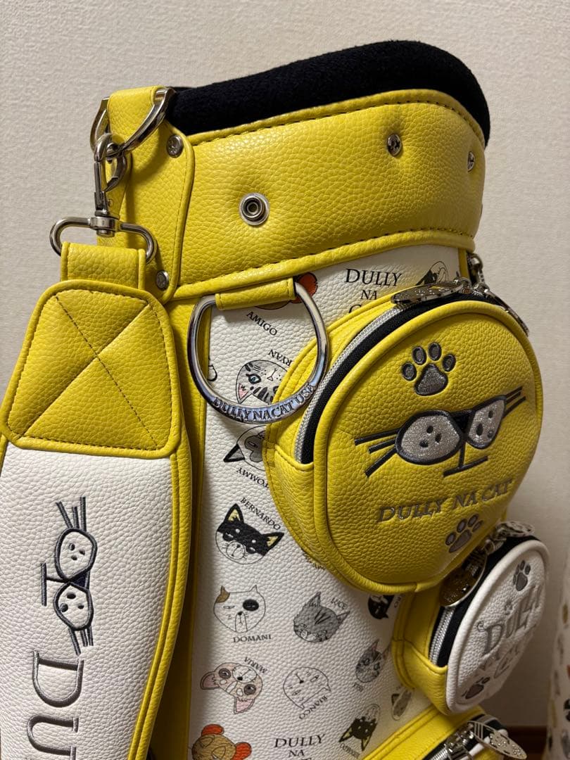 【新品】ダリーナキャット キャディバッグ DN-CB02 イエロー 可愛いい