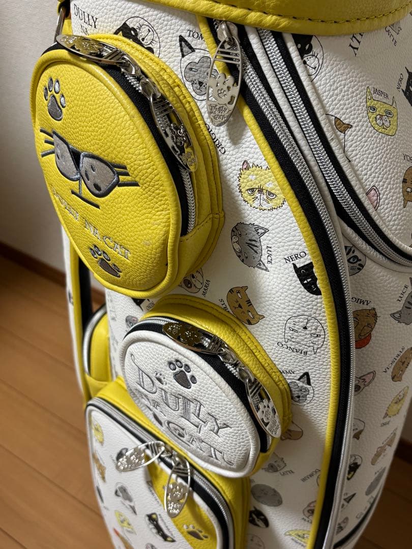 【新品】ダリーナキャット キャディバッグ DN-CB02 イエロー 可愛いい
