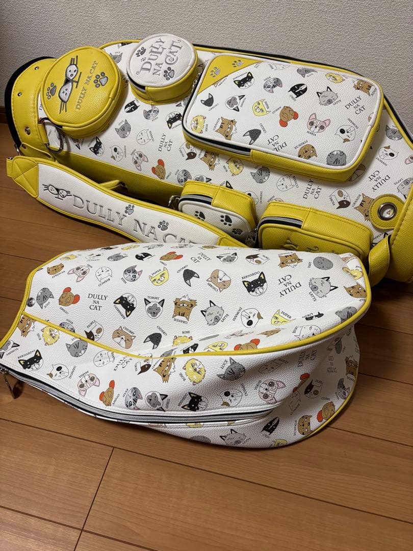 【新品】ダリーナキャット キャディバッグ DN-CB02 イエロー 可愛いい