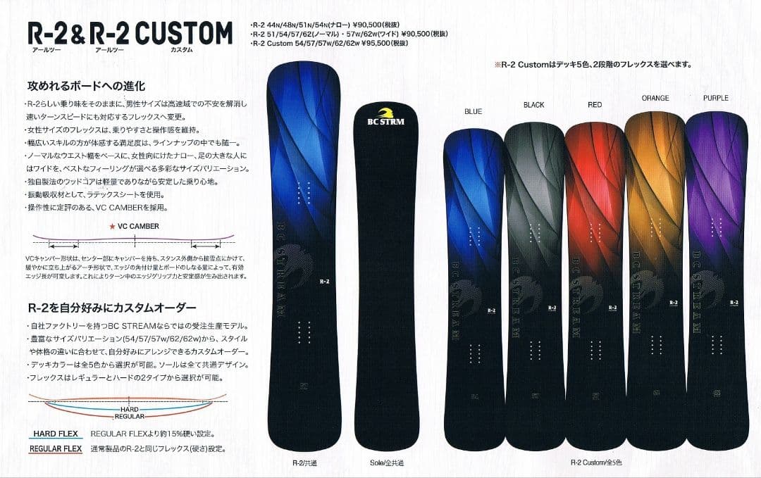 BC STREAM R-2CUSTOMハード157ブラック