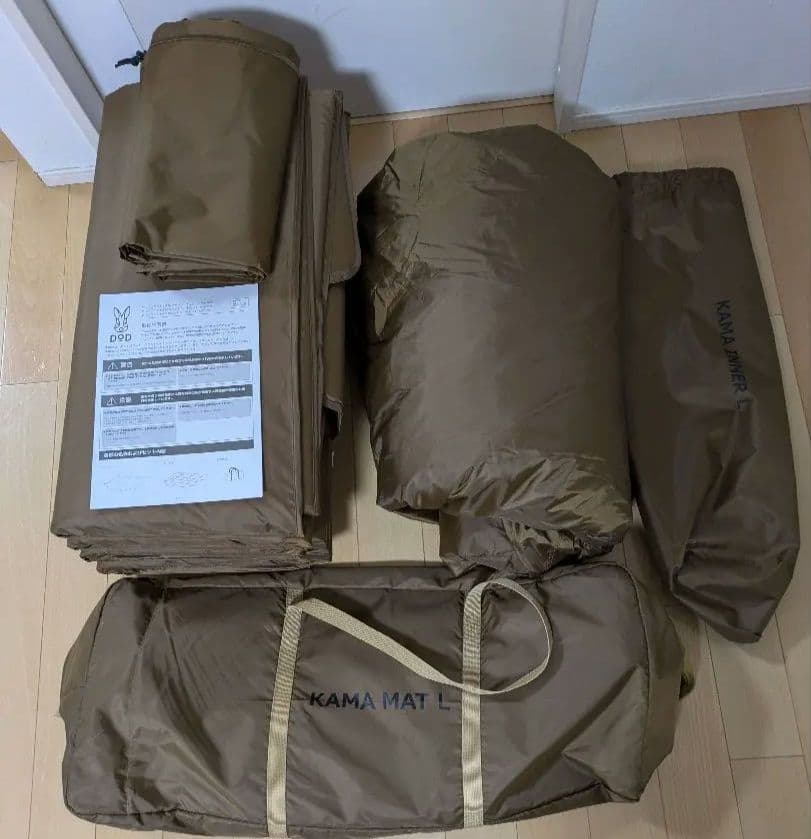 DOD カマボコテント3L用カママット インナーテント　セット