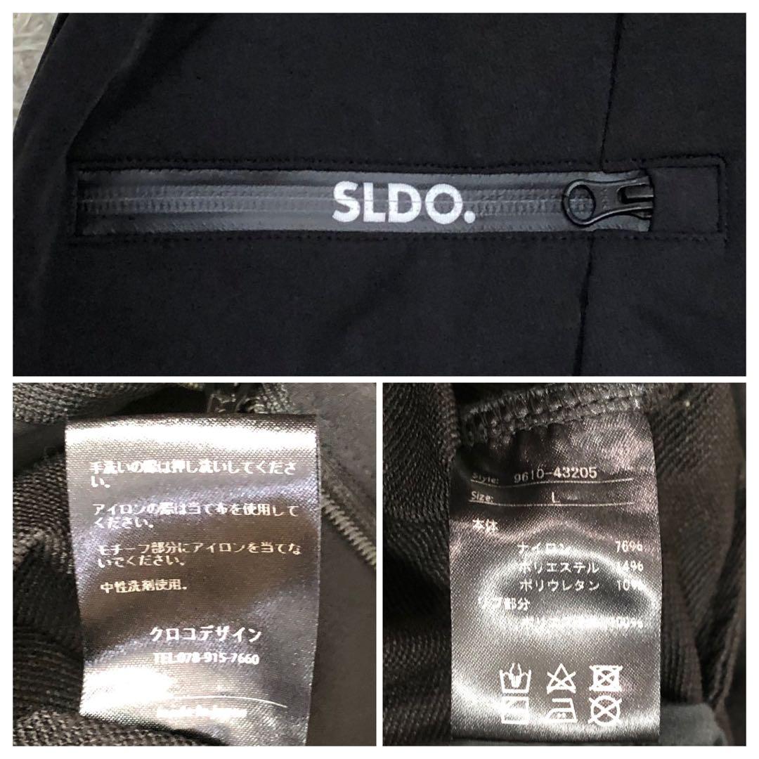 【極美品】 エスルド ゴルフウェア セットアップ ナイロン ブラック Lサイズ