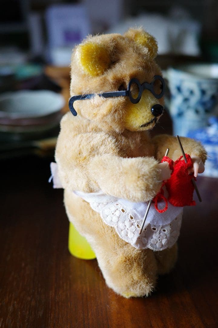 編み物くまさん