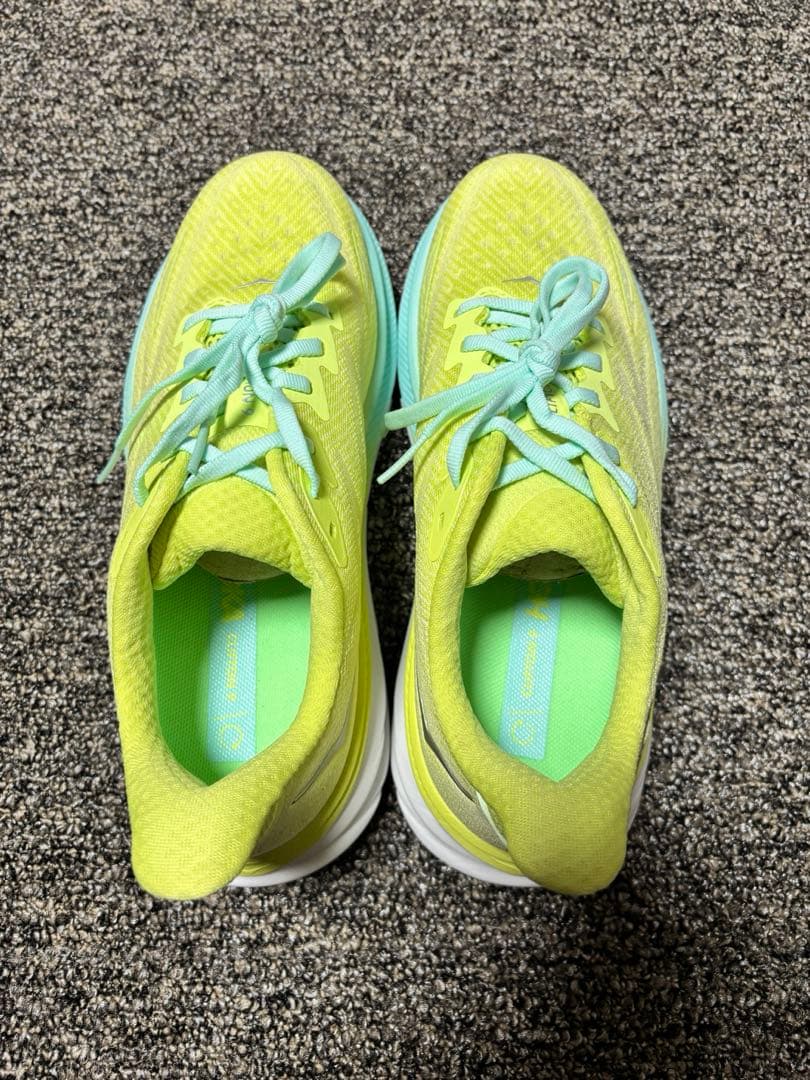 【新品未使用】HOKA ONE ONE ホカオネオネクリフトン9 ワイド25cm