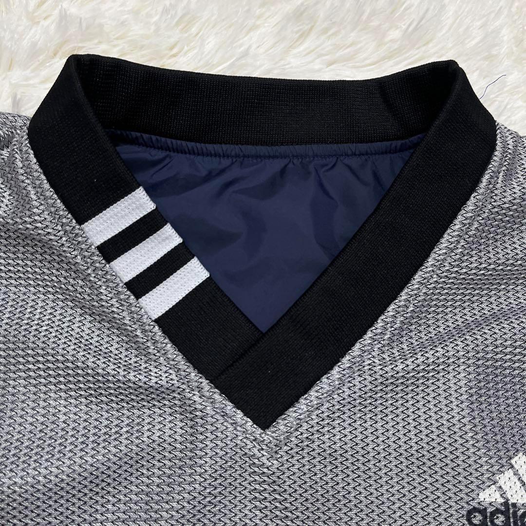 90s　adidas　アディダス　リバーシブル ナイロン プルオーバー ピステ