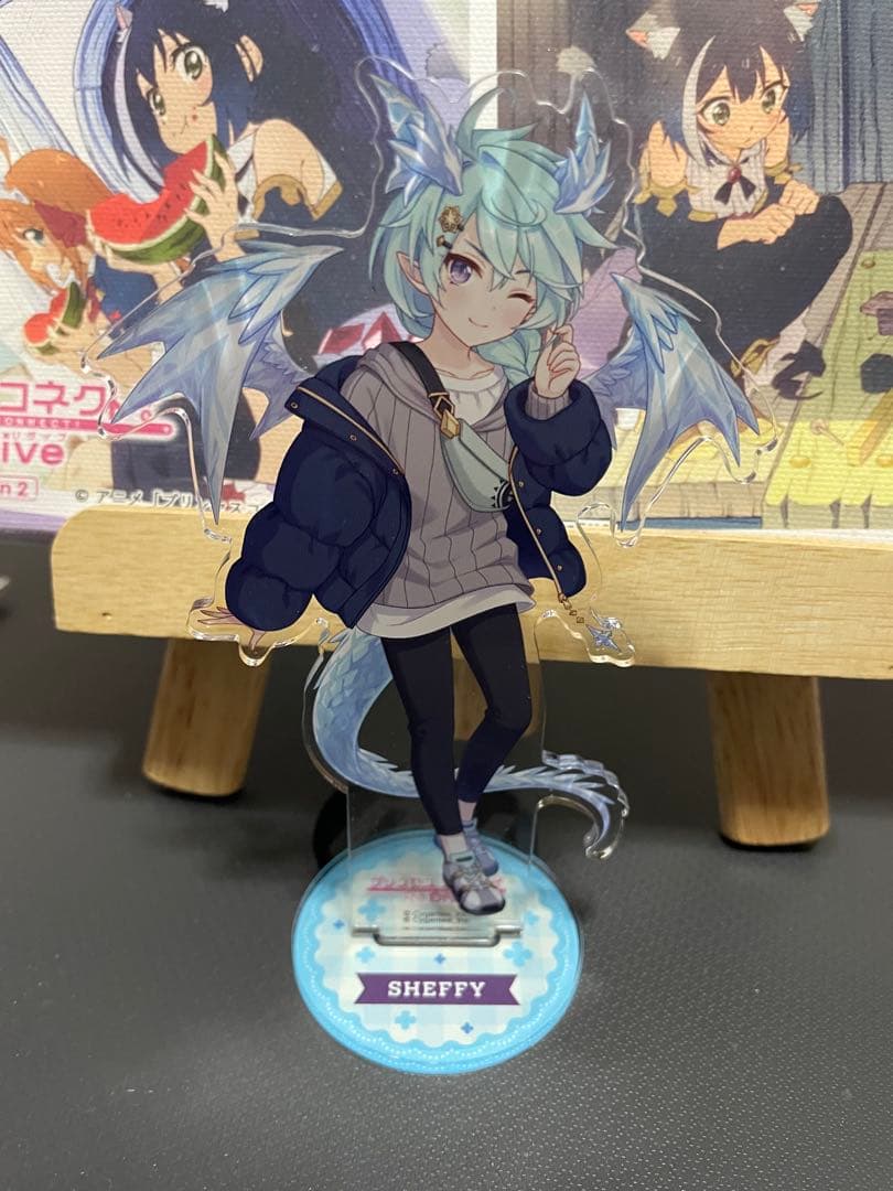 プリコネ　ローソン　アクリルスタンド　ペコリーヌ　キャル　コッコロ　シェフィ