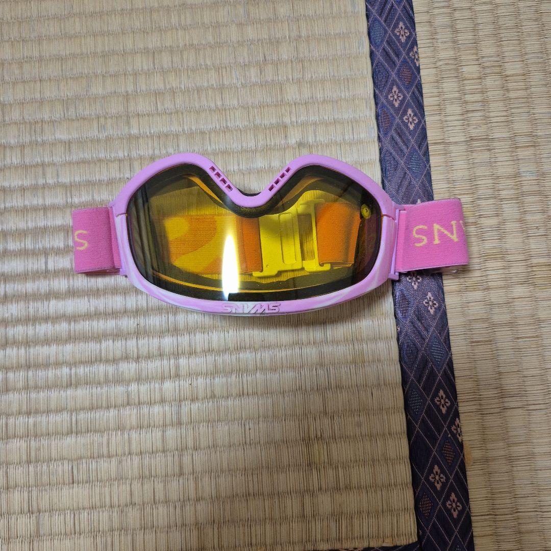 希少 秋山孝デザイン デサント 110 スキーウェア上下 ＆ SWANSゴーグル