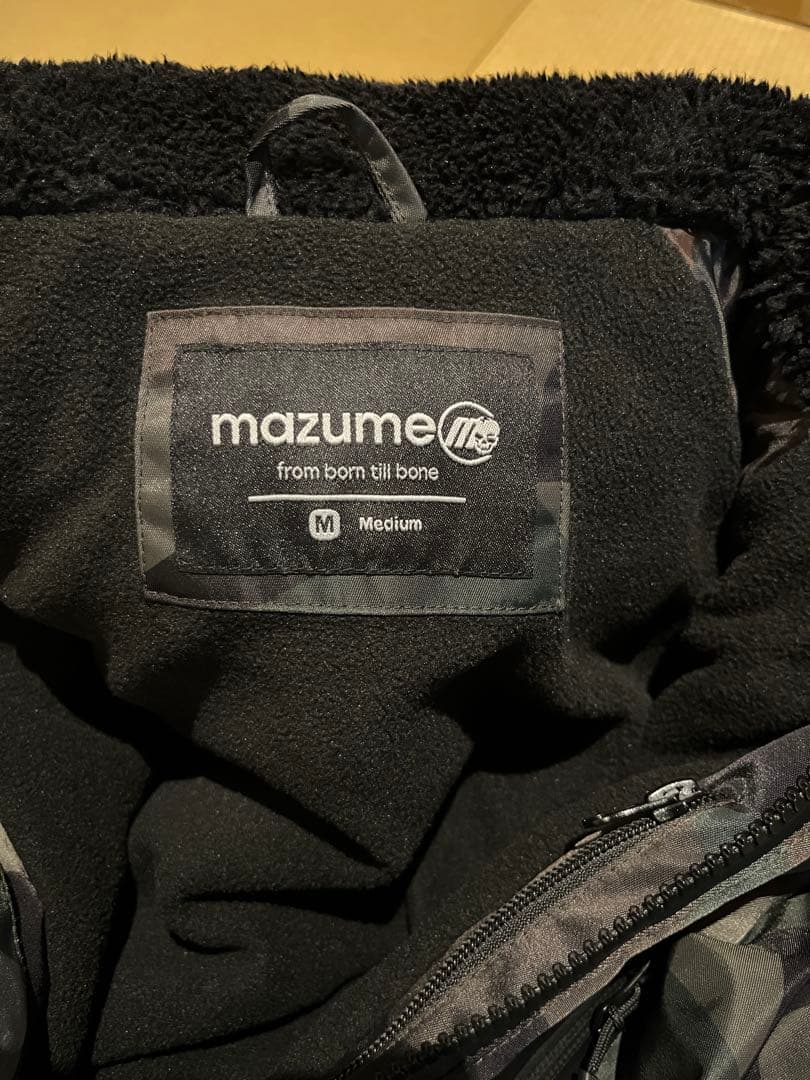 MAZUME マズメ TIDE MANIA 迷彩 M パーカー欠品 釣り 防寒