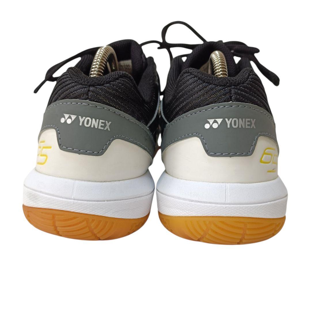 YONEX バドミントンシューズ 65 ブラック/グレー 25.5cm パワー