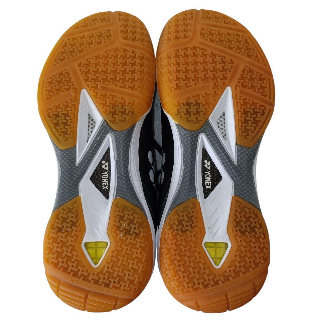 YONEX バドミントンシューズ 65 ブラック/グレー 25.5cm パワー