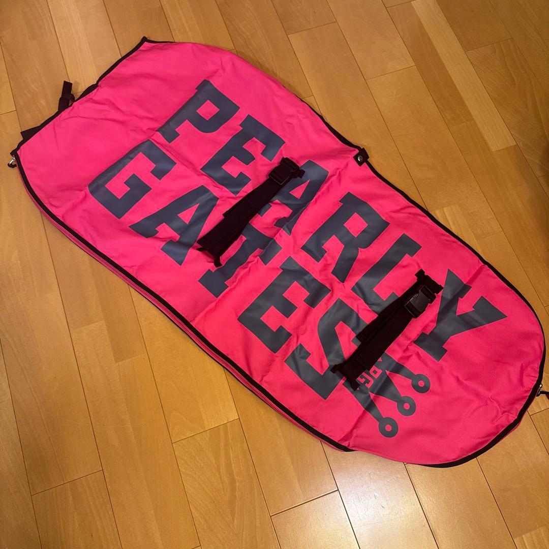 PEARLY GATESゴルフバッグカバー ピンクトラベルカバーキャディバッグ