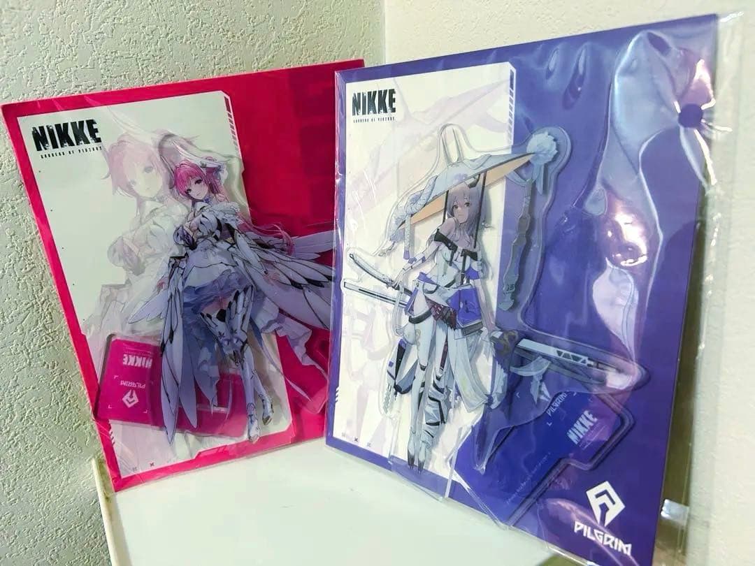 【超激レア・非売品】NIKKE 1周年 ピールオフ広告限定 アクスタ 4体セット