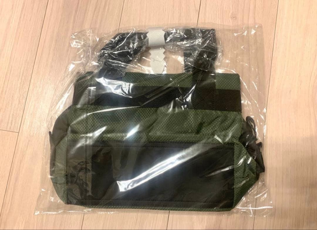 【新品未使用】アダバット adabat ロゴデザイン カートバッグ カーキ