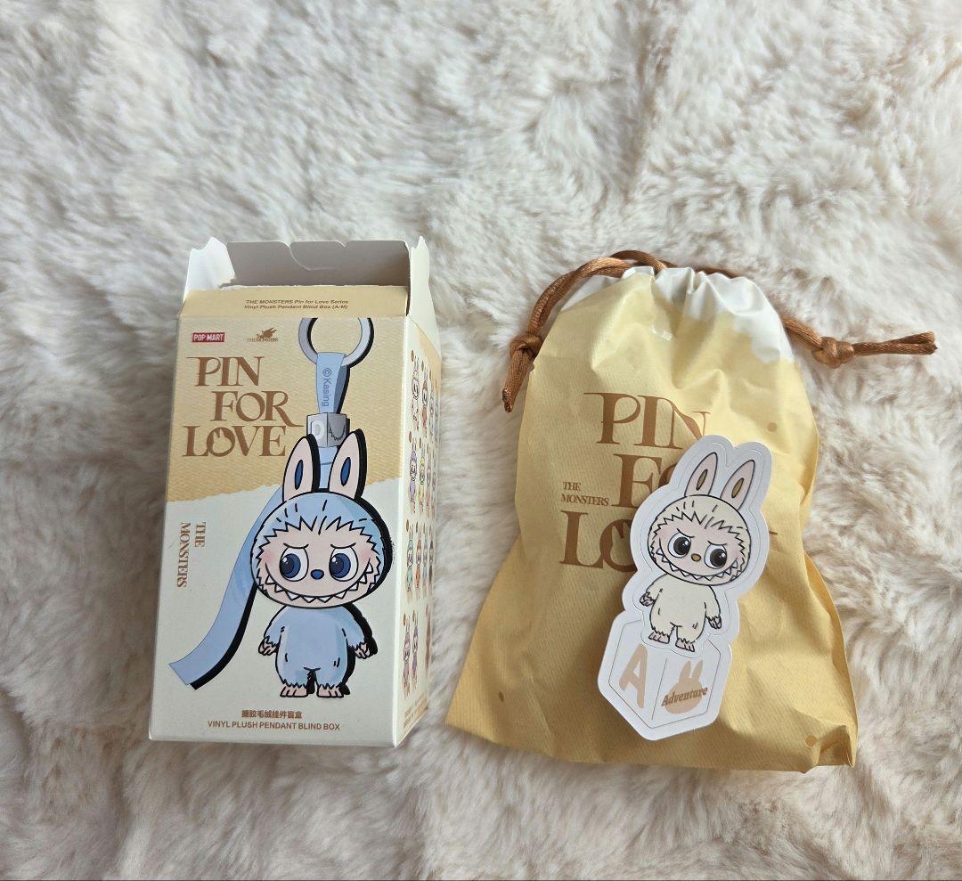 即日発送【A】LABUBU PIN FOR LOVE ぬいぐるみペンダント