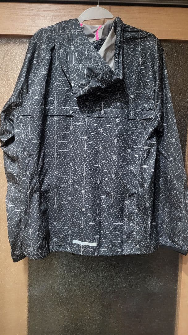 Nike 幾何学模様 フード付きジャケット ウィンドブレーカー L
