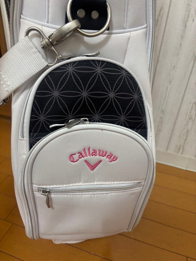 Callaway Squire キャディバッグ ホワイト/ブラック