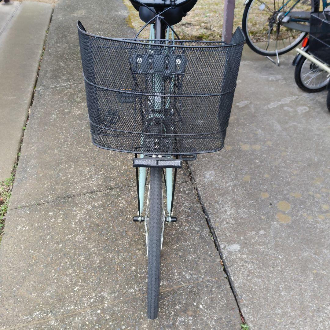 電動アシスト自転車 シティタイプ ミントグリーン折りたたみ式