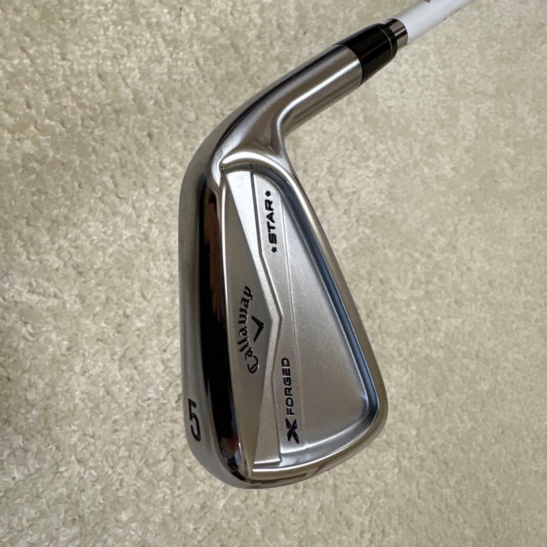 ゆずさんCallaway X FORGED STAR(2024)アイアン