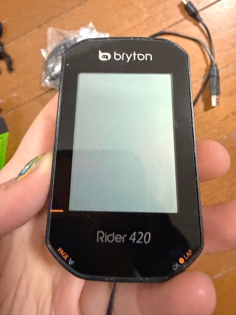 bryton Rider 420 サイクルコンピューター本体