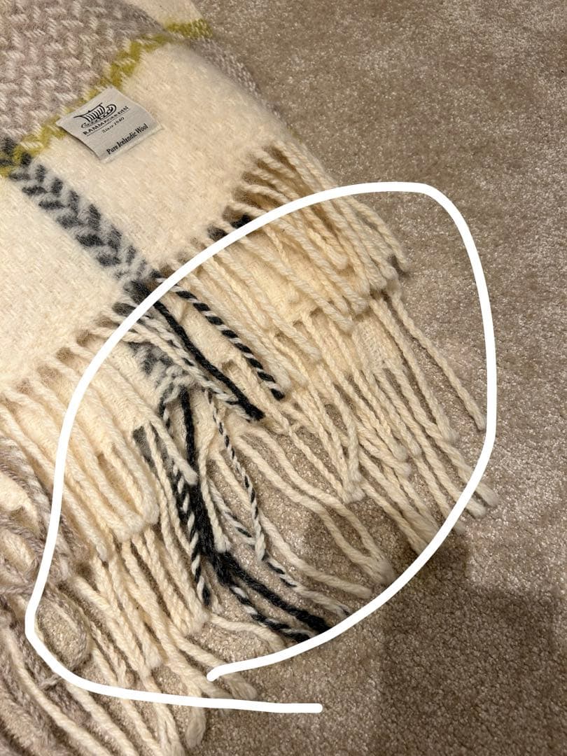 アイスランドウール　ブランケット　rammagerdin