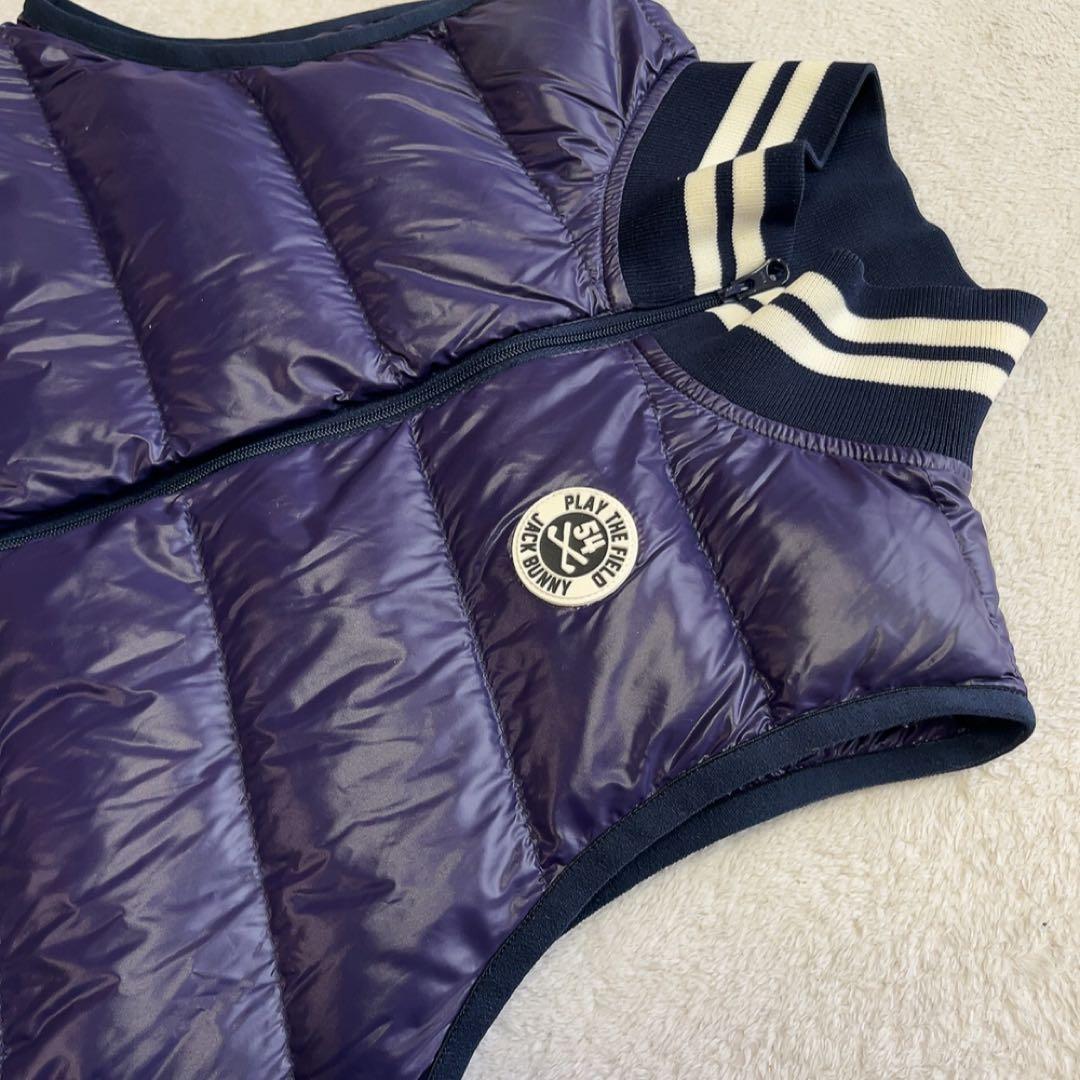 極美品　ジャックバニー ダウン　ワンピース　ロング マジックダウン　ネイビー
