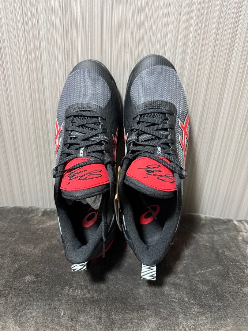 新品未使用_ASICS_SWIFTACE YUKI ブルズカラー 27.5cm