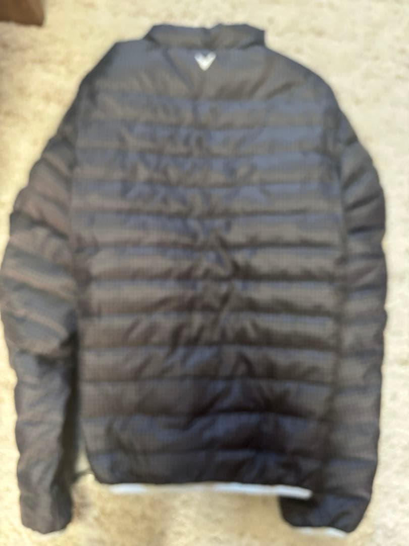 Callaway ダウンジャケット ダークグレー チェック柄