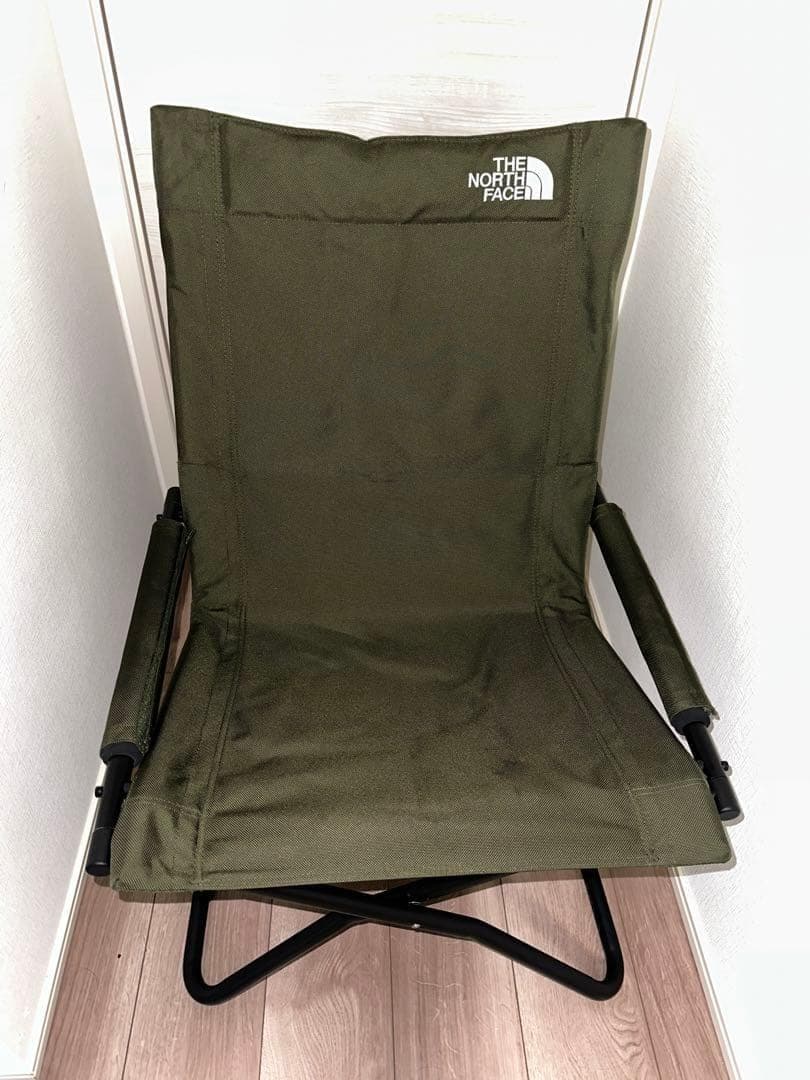 2脚セット ノースフェイス TNF キャンプチェア ニュートープグリーン