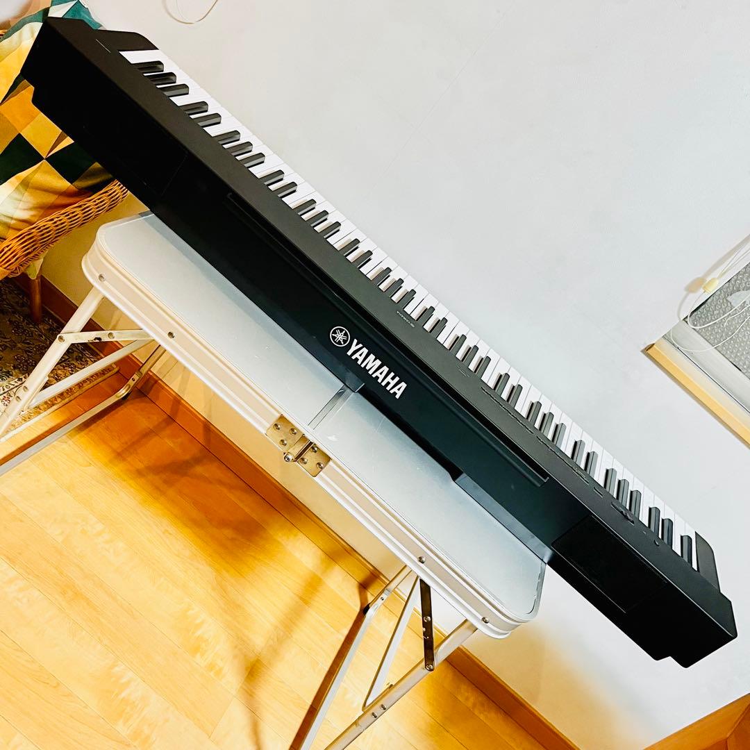 未使用級 YAMAHA ヤマハ 電子ピアノ P-225 付属品多数 スタンド付き