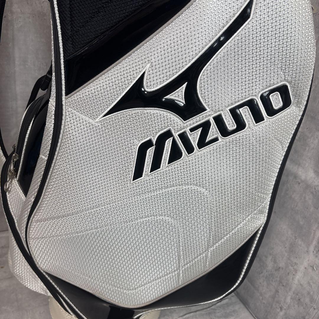 【美品】ミズノ MIZUNO 軽量キャディバッグ 9.5型 2.8kg 5分割