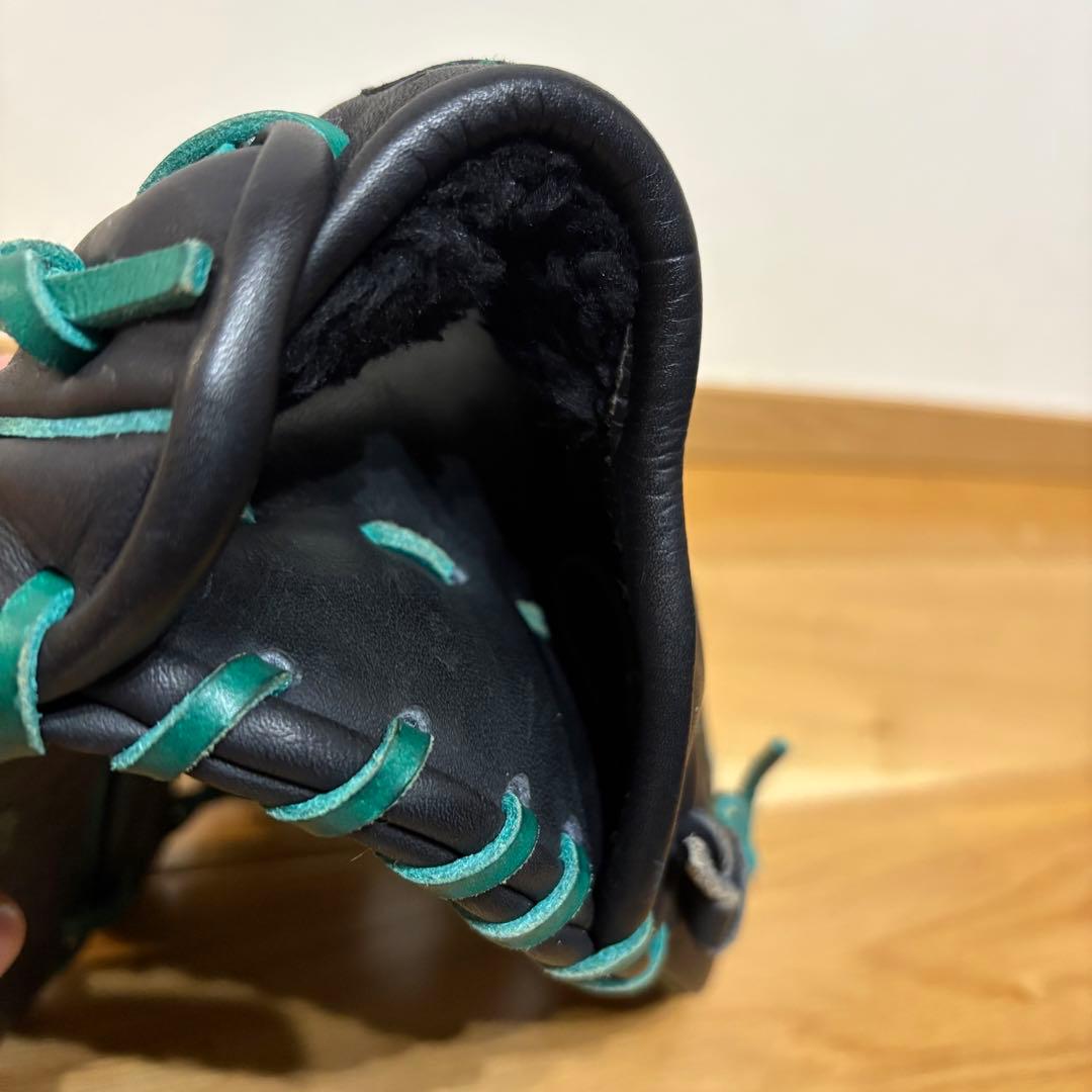 美品　Wilson ウィルソン A2000 軟式グローブ 黒 SG-445