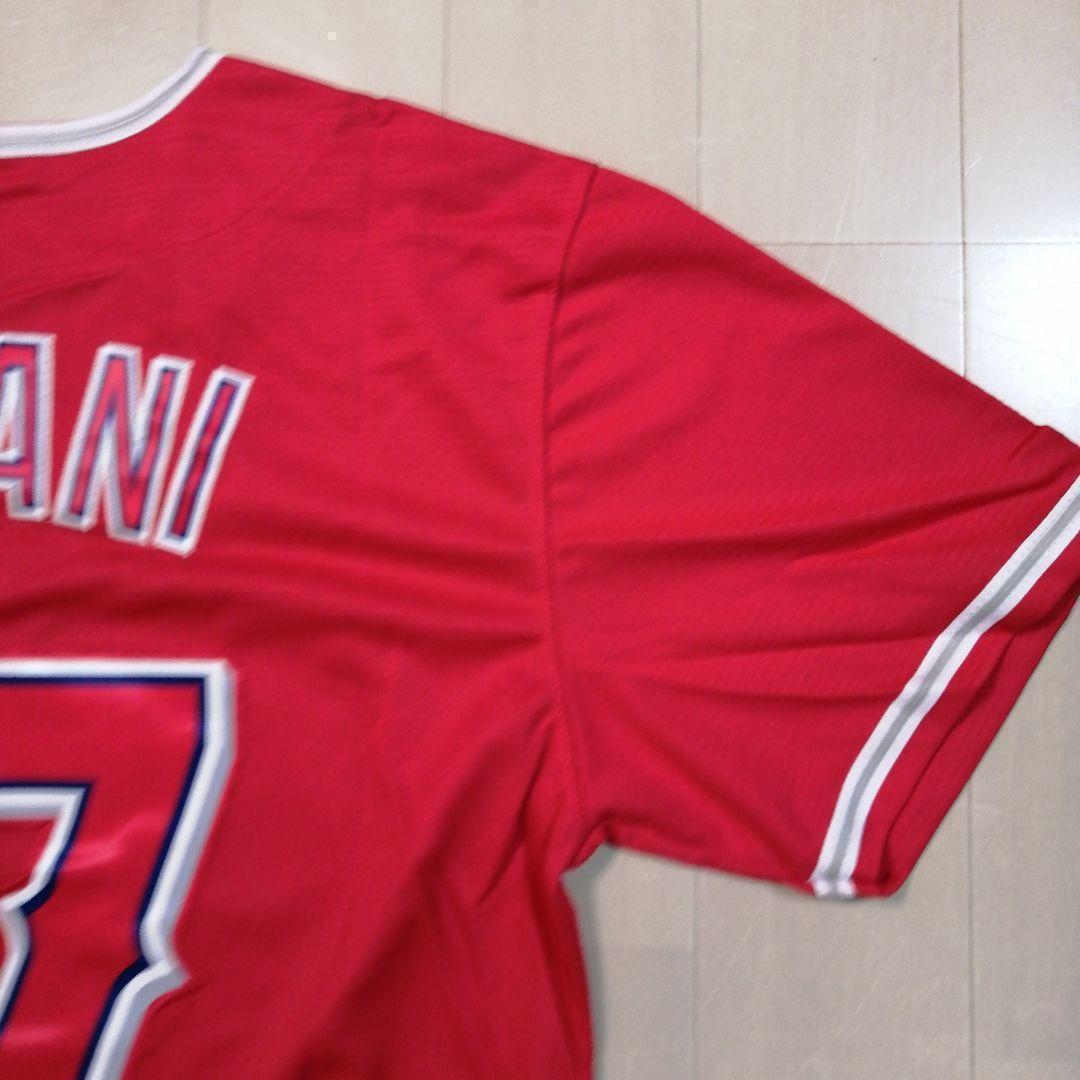 【新品】大谷翔平 L エンゼルス 赤ノーブランド ユニフォーム   赤
