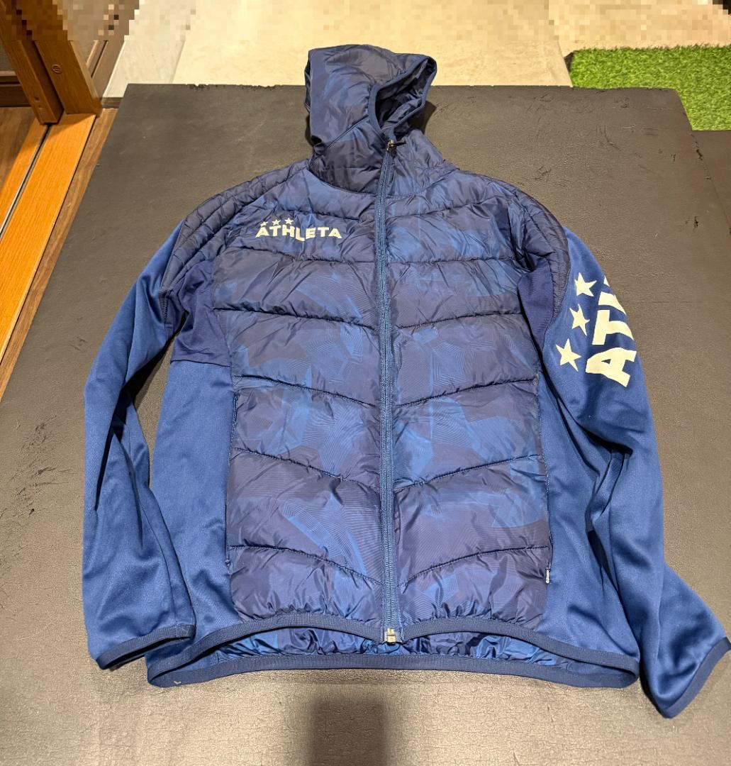ATHLETA 中綿ダウン上下セット ネイビー