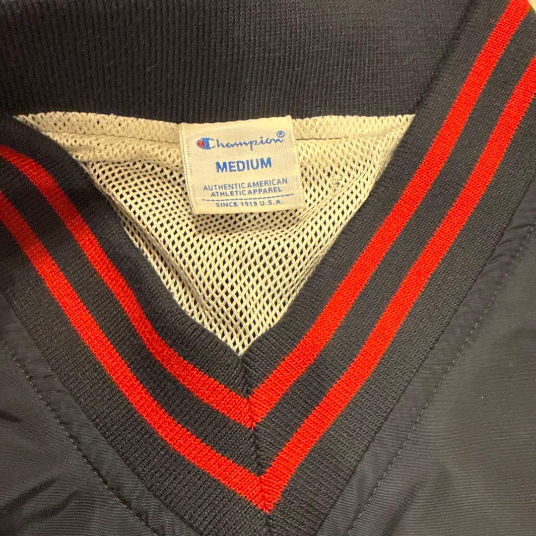 【CHAMPION×BEAMSGOLF】ウォームアップジャケット＊M＊ネイビー