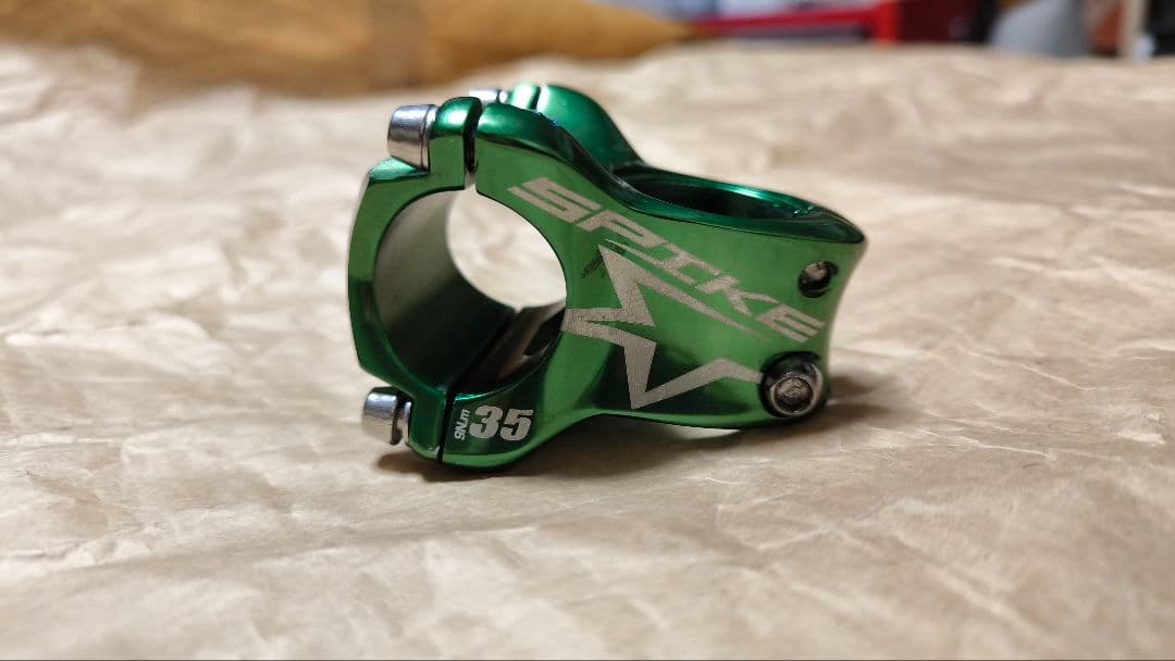 SPANK SPIKE Race ステム 35mm グリーン【削り出し・超美品】