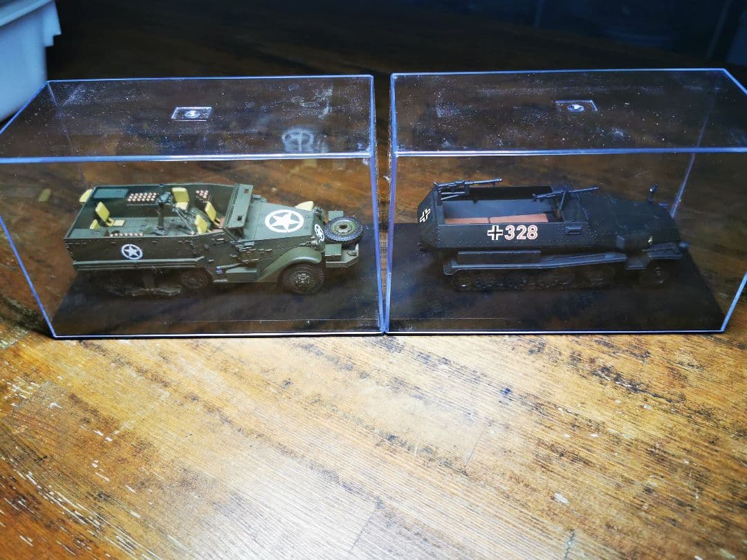 1/43 童友社　M3A3 , Sd.Kfz.251完成模型　美品　激レア
