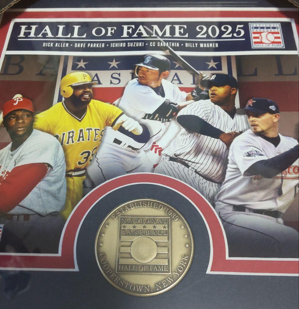 イチロー 2025アメリカ野球殿堂プラーク