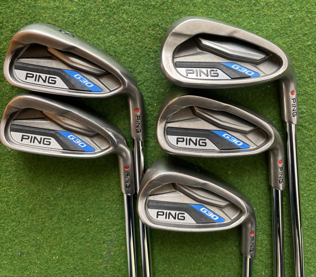 PING G30 アイアン 6〜W 5本 ライ角 赤