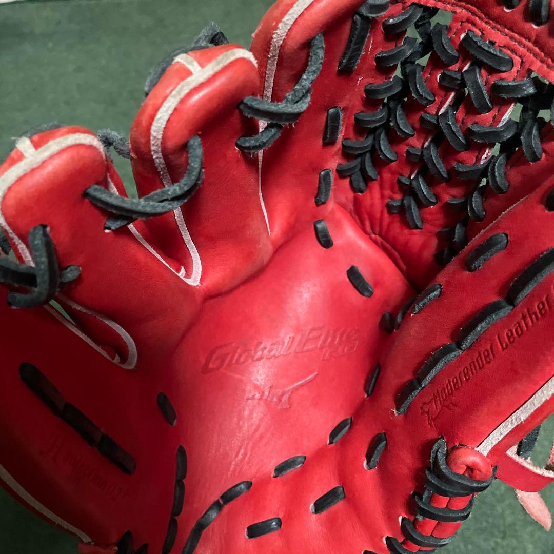 Mizuno Global Elite レッドグローブ